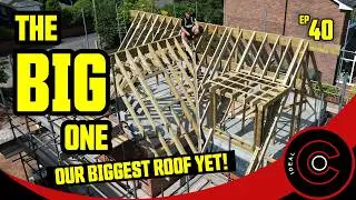 Our Biggest hand cut traditional roof | Episode 40