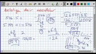 Bo'lishga doir masalalar. Matematika 5-sinf. 18-dars