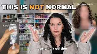 5 Things CURLY Hair Influencers Have Brainwashed Us Into Thinking Are Normal But Aren't