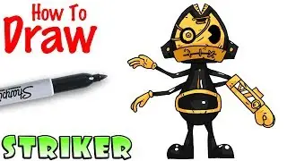 How to Draw Striker | Bendy and the Ink Machine