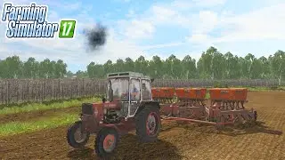ПЕРВЫЕ РАБОТЫ С РУССКОЙ ТЕХНИКОЙ В НОВОМ КОЛХОЗЕ ЧЕРНОВКА В FARMING 17