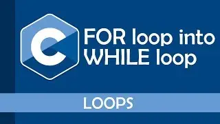 How to convert a for loop into a while loop