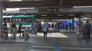 SALVADOR BAHIA - TERMINAL ACESSO NORTE E ESTAÇÃO DO METRÔ (10 Outubro,2024)