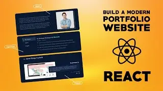 Build React Portfolio Website From Scratch | Step By Step Tutorial 2022