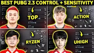 (2023) STE TOP, STE ACTION, BTR UHIGH,BTR RYZEN 2.3 UPDATE CONTROL CODE & SENSITIVITY CODE PUBG/BGMI