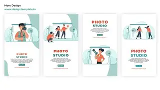 Photo Studio Instagram Story After Effects Template | Adobe Creative Cloud 2022 AE Templates