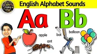 English alphabet sounds | Phonics for kindergarten | WATRstar