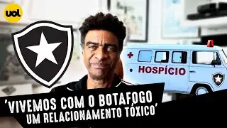 HELIO DE LA PEÑA: 'VIVEMOS COM O BOTAFOGO UM RELACIONAMENTO TÓXICO. NINGUÉM ENTENDE ESSE SENTIMENTO'