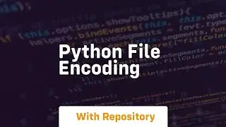 python file encoding