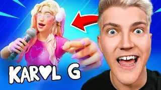 Le CONCERT de KAROL G sur FORTNITE INCROYABLE