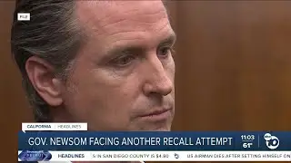 California Gov. Newsom faces another potential recall effort