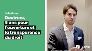 Doctrine, 5 ans pour l'ouverture et la transparence du droit