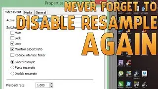 The BEST Disable Resample Fix (Sony Vegas)