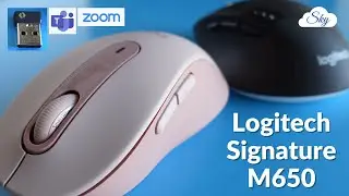 New Logitech Signature M650 wireless mouse - Great for MS Teams & Zoom