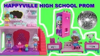 Shopkins Happyvilla High School Prom | Cozy Bear Welcome Pack with Jascenta Sunny Meadows Violette