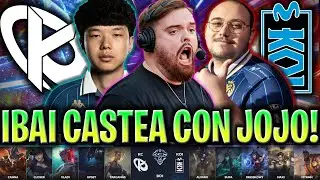 IBAI CASTEA CON JOJOPYUN EL DERBI DE LEC!😱 - KC vs KOI SHOWMATCH LEC KCX 2024