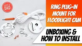 Ring Plug-In Mount for Floodlight Cams UNBOXING & HOW TO INSTALL