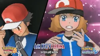 Pokemon Sun and Moon: Trainer Ash Vs Serena anime (Pokemon XYZ)