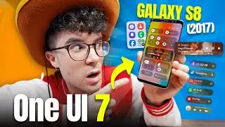 I INSTALLED ONE UI 7 WITH ANDROID 15 ON MY 8 YEAR OLD GALAXY S8! 😨 *unexpected*