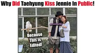 BTS Taehyung KISS Jennie BLACKPINK In PUBLIC? 😱😮