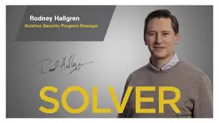 Rodney Hallgren helps solve aviation security challenges