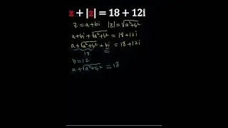 Solving An Equation With Absolute Value #complexnumbers