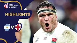 England outmuscle Argentina in bronze final |  Argentina v England | Rugby World Cup 2023 Highlights