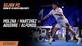 Gijon Premier Padel P2 🇪🇸🎾 Molina / Martinez vs. Aguirre / Alfonso (R16 Highlight)