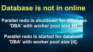 How To Fix Database is not in online due to AUTO CLose