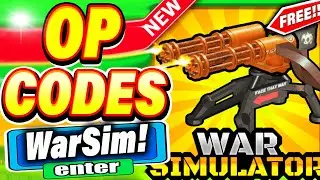 *NEW* ALL WORKING CODES FOR WAR SIMULATOR 2023! ROBLOX WAR SIMULATOR CODES