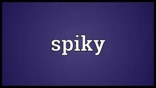 Spiky Meaning