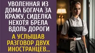 Уволенная из дома богача за кражу, сиделка нехотя брела вдоль дороги… А услышав разговор иностранцев