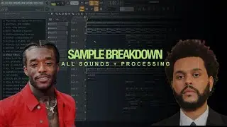 lil uzi vert x the weeknd sample breakdown | how to make samples