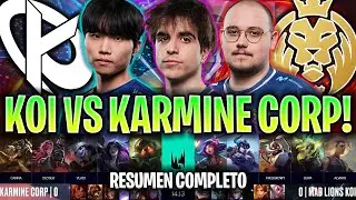 MAD KOI DE ELYOYA SE ENFRENTA A KARMINE CORP! | KC vs MDK RESUMEN COMPLETO LEC PLAYOFFS 2024 ESPAÑOL