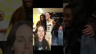 Caitlin Clark Meets Simone Biles & Gabby Thomas! #caitlinclark #simonebiles #gabbythomas #wnba