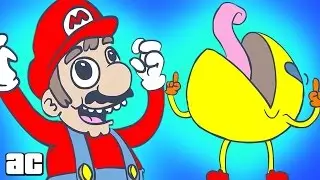 ► Марио и Пак-Мен обсуждают тёлочек ◄ Mario and Pac-Man Discuss 'The Ladies' (дубляж от Риськи)