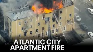 Huge fire in Atlantic City injures 8, displaces over 75