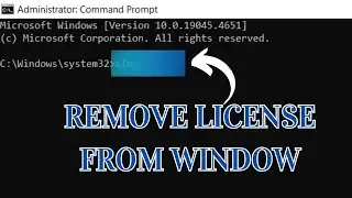 How to Deactivate Windows 10 by Removing the Product Key