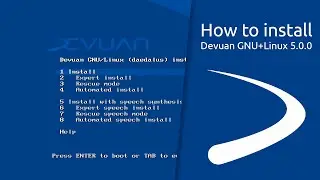 How to install Devuan GNU+Linux 5.0.0