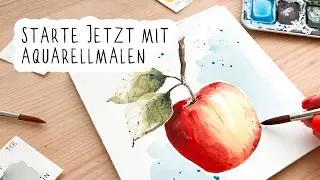 Aquarell Tutorial für Anfänger - Lerne Lavieren und Lasieren