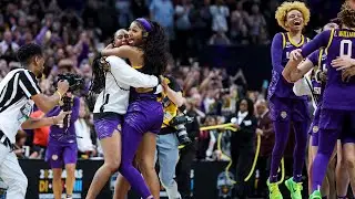 Final seconds and celebration from LSUs first womens basketball title