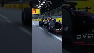 F1® Manager 23 | Race Replay - Singapore Sting Race Moment #f1manager #shorts #singaporegp