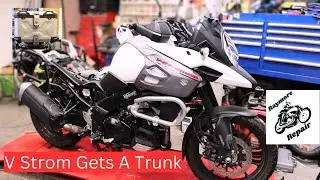 DL1000AL8 Trunk. We mount a Trunk on The Suzuki V-Strom. How to mount your trunk on your DL1000