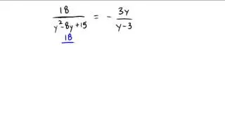 Solving a rational equation and checking for extraneous solutions