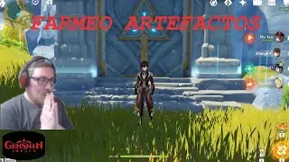 Farmeando artefactos para el relicario... digo para Ayaka xD