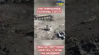 Роботизированные платформы с АГС-17 армии РФ 