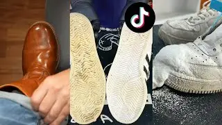 ASMR Satisfying Shoe Cleaning TikTok Compilation