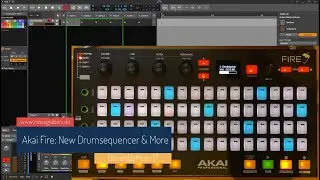 Akai Fire - New drum sequencer and much more (DrivenByMoss 17 for Bitwig / Reaper)