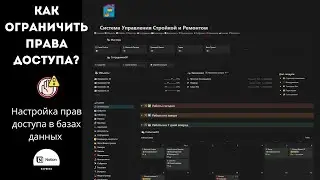 Настройка права доступа в Notion