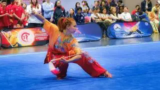 [2024] Erica Li • CAN | Jianshu 🥇 | 14th Pan American Wushu Championships